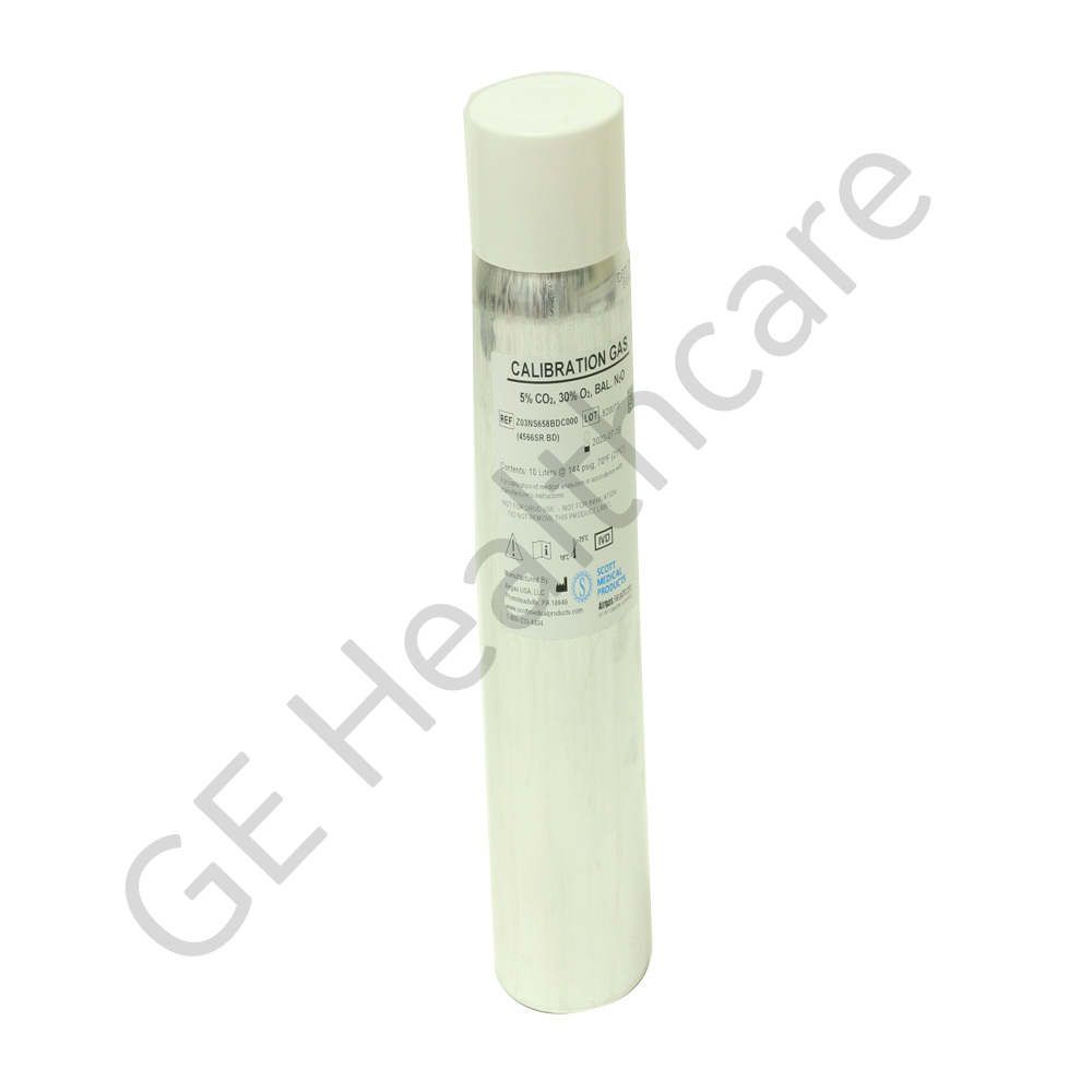 Assembly GAS-CAL Can (5% CO2/30% O2/65% N2O) Hz Assembly GAS-CAL Can (5% CO2/30% O2/65% N2O) Hz