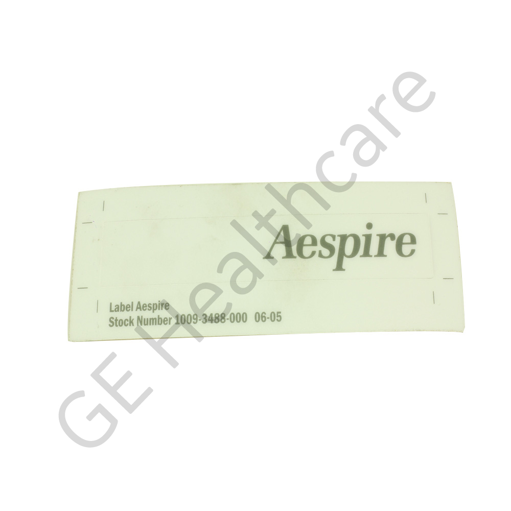 Label Aespire 2.5 Label Aespire 2.5