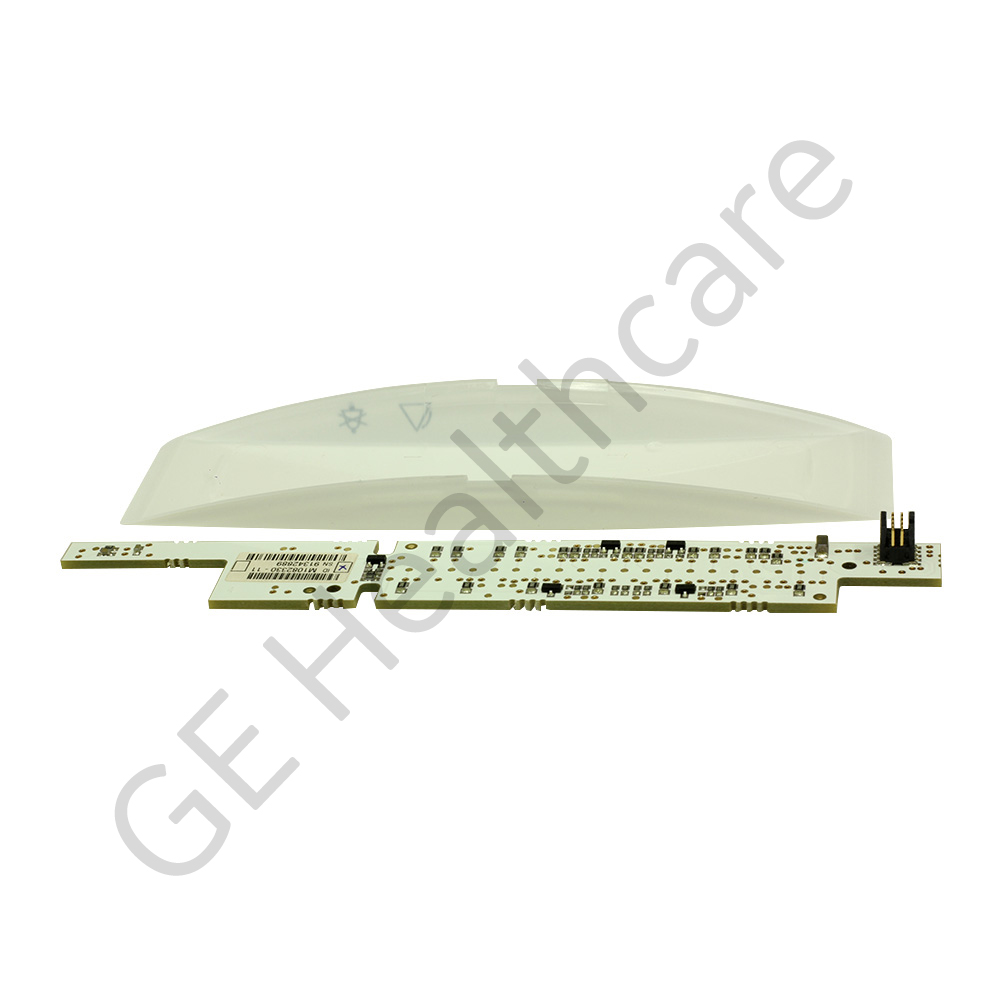 D15/D19 Display Alarm Light Printed circuit Board (PCB) Includes Alarm Lens Cover