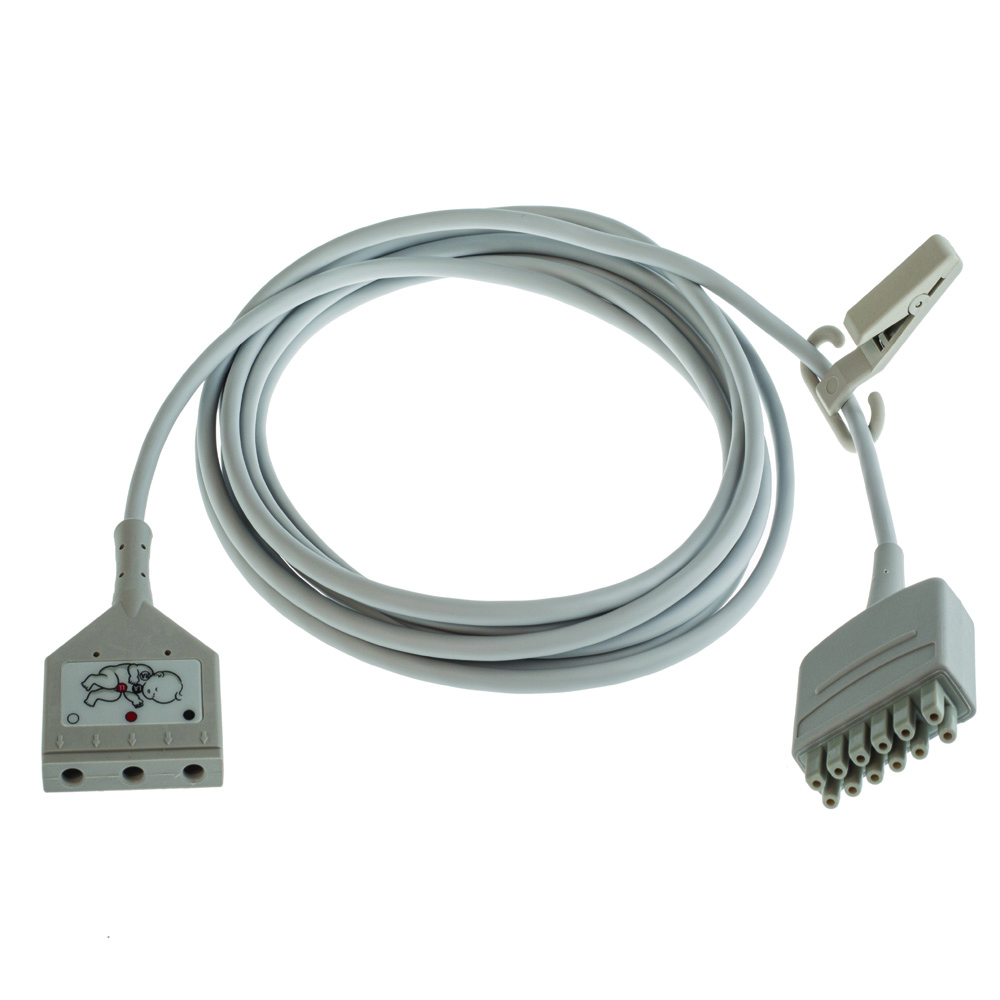 CABLE ASSEMBLY ECG 3 LEAD NEO AHA LONG CABLE ASSEMBLY ECG 3 LEAD NEO AHA LONG