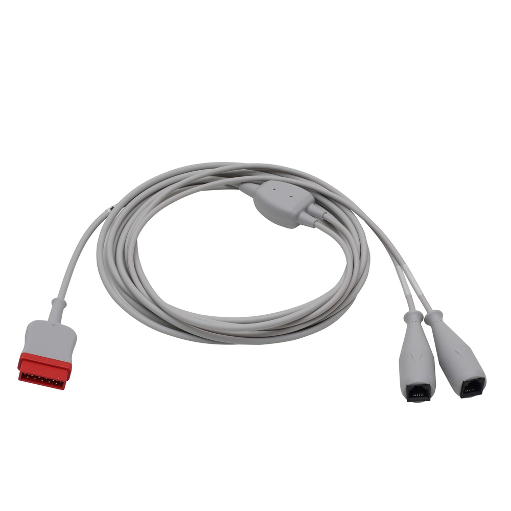 IBP Cable, ICU Medical Transpac-IV, Dual, 3.6 m/12 ft. IBP Cable, ICU Medical Transpac-IV, Dual, 3.6 m/12 ft.