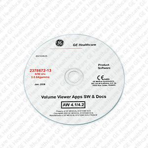 Volume Viewer 3.0.64 Gamma Application CD for AW Volume Viewer 3.0.64 Gamma Application CD for AW