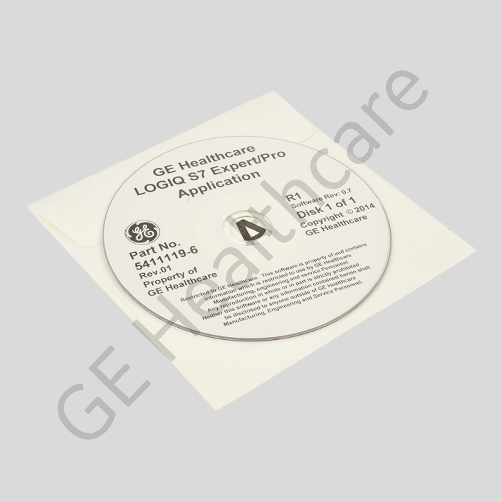 LOGIQ S7 Expert Pro Application Software Version R1 Software 5411119-6 LOGIQ S7 Expert Pro Application Software Version R1 Software 5411119-6