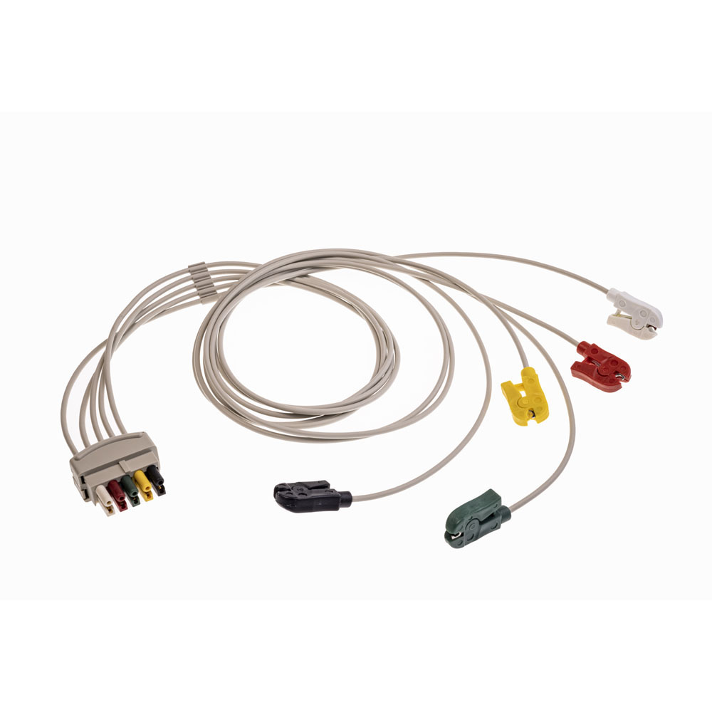 300-Series 5-lead set, IEC, clip, 125cm/47in, 1/pack 300-Series 5-lead set, IEC, clip, 125cm/47in, 1/pack