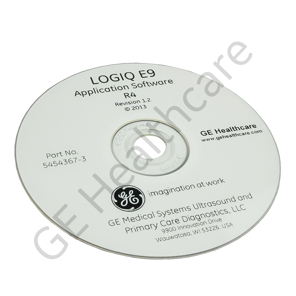 LOGIQ E9 Application Software Version R4 Revision 1.2