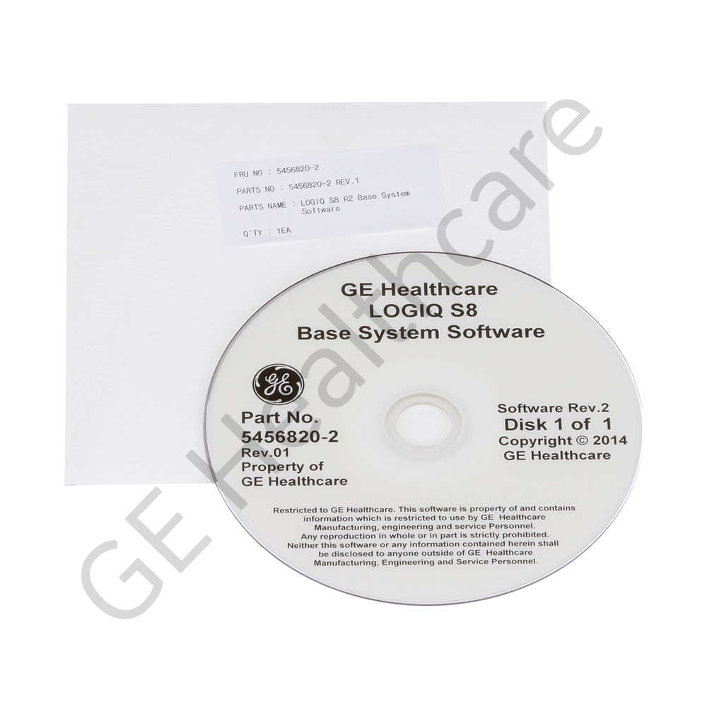 LOGIQ S8 R2 Base System Software 5456820-2 LOGIQ S8 R2 Base System Software 5456820-2