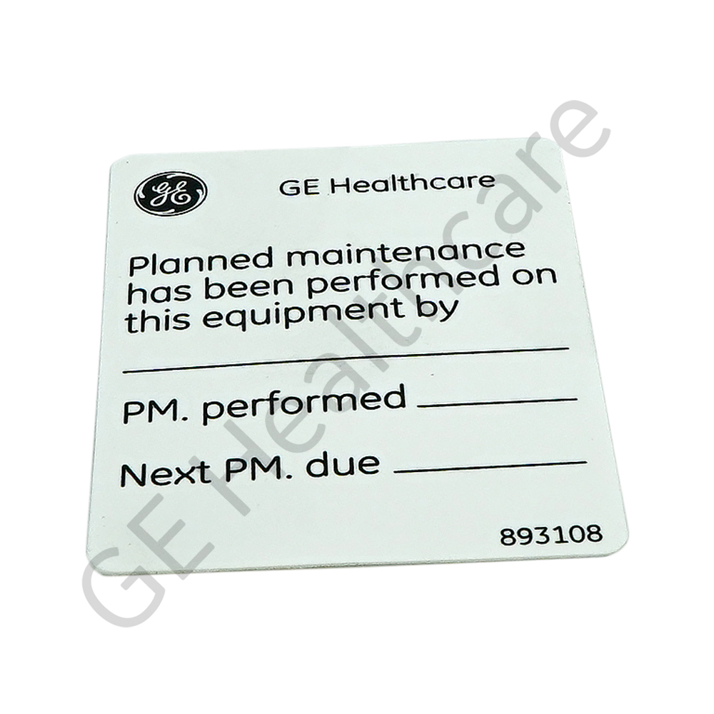 SPARE PART- UPDATE STICKER- PLANNED MAINTENANCE KIT SPARE PART- UPDATE STICKER- PLANNED MAINTENANCE KIT