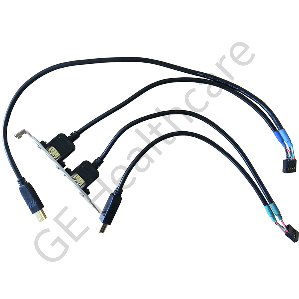 USB Cable with slot bracket