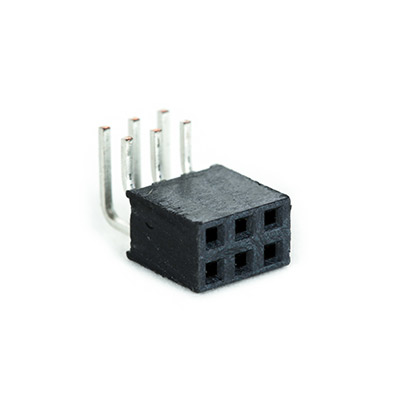 Connector Socket Right Angle (RA) 2mm DBLROW
